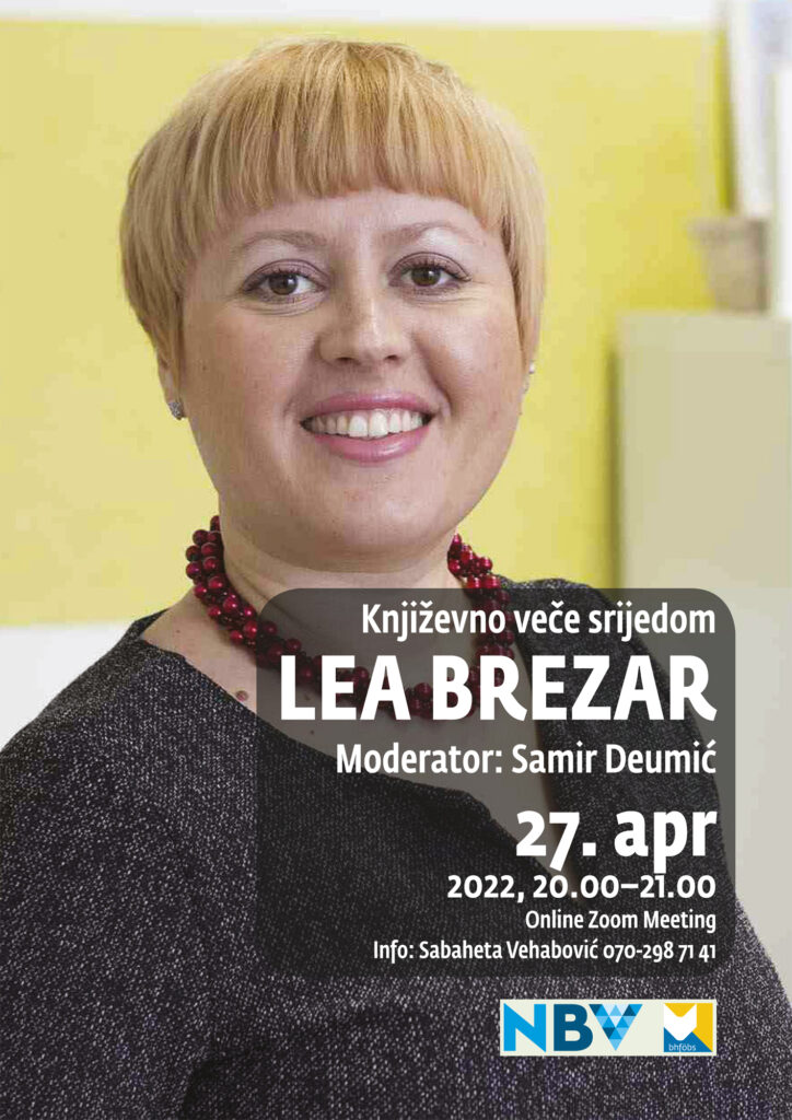 Književno veče srijedom: Lea Brezar