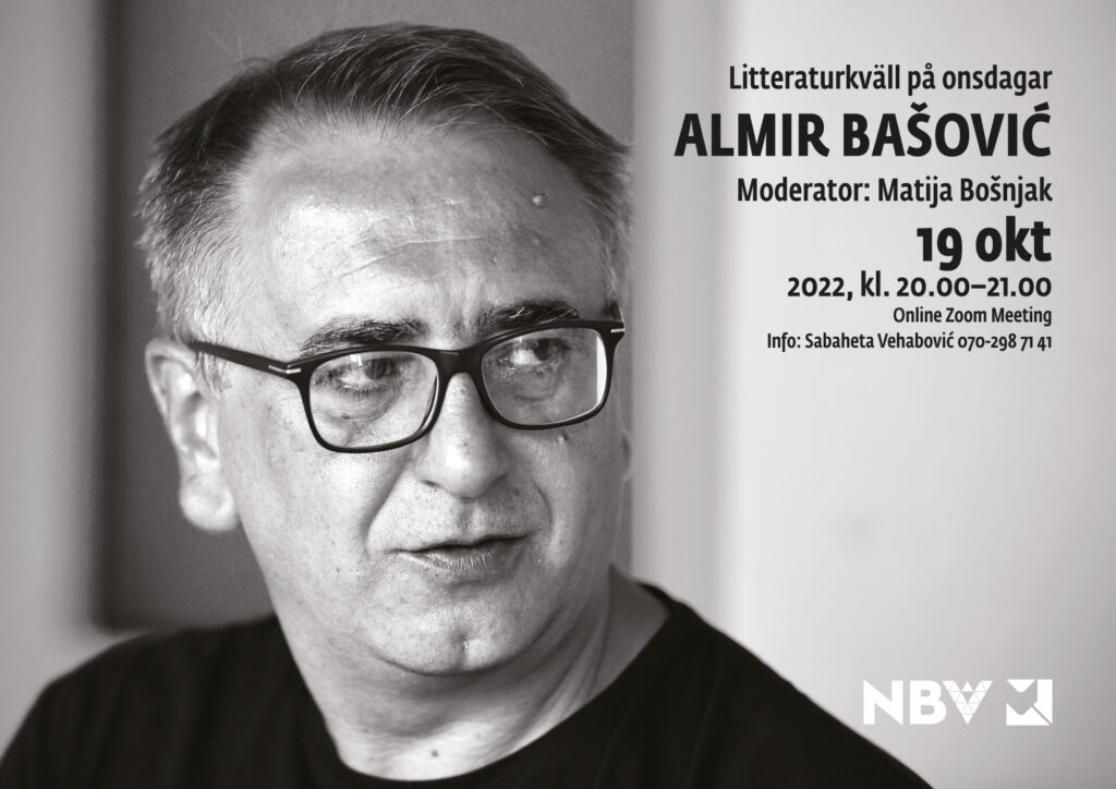 Litteraturkväll på onsdagar: Almir Bašović