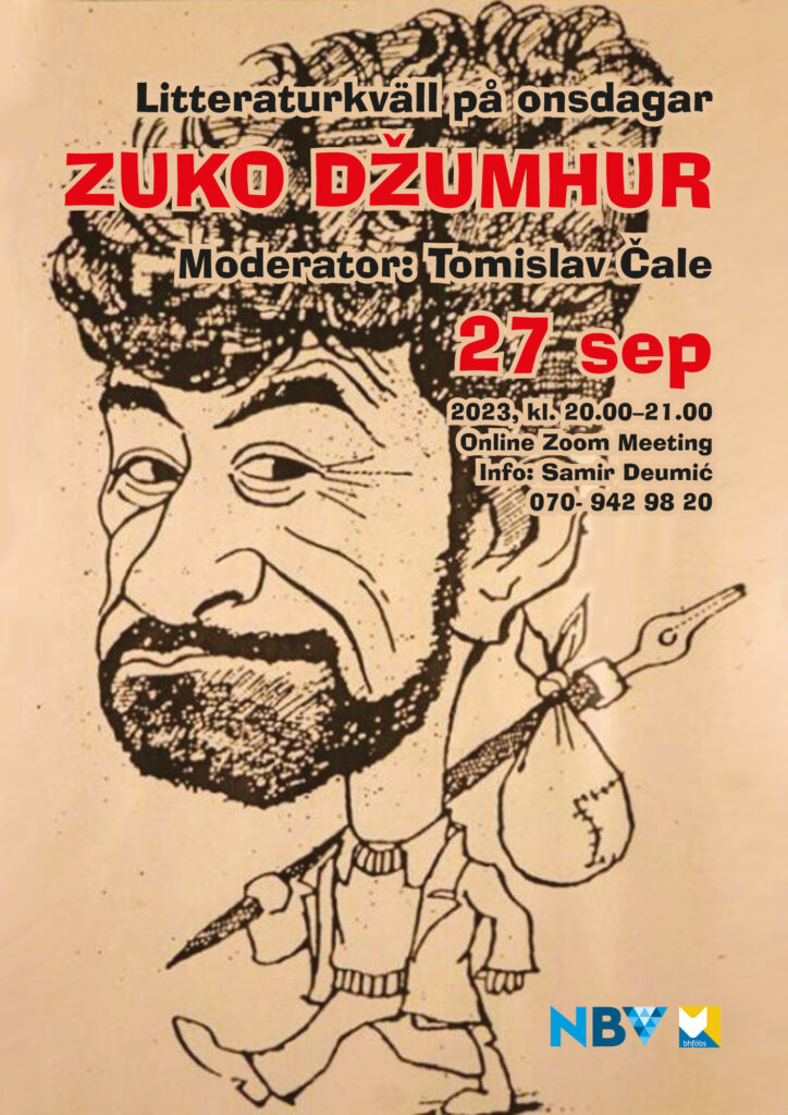 Litteraturkväll på onsdagar: Zuko Džumhur