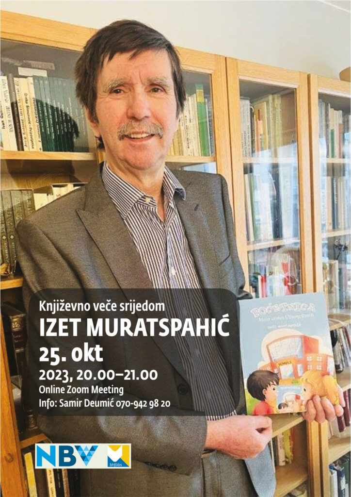 Književno veče srijedom: dr Izet Muratspahić