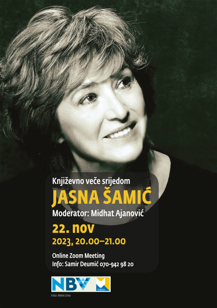 Književno veče srijedom: Jasna Šamić