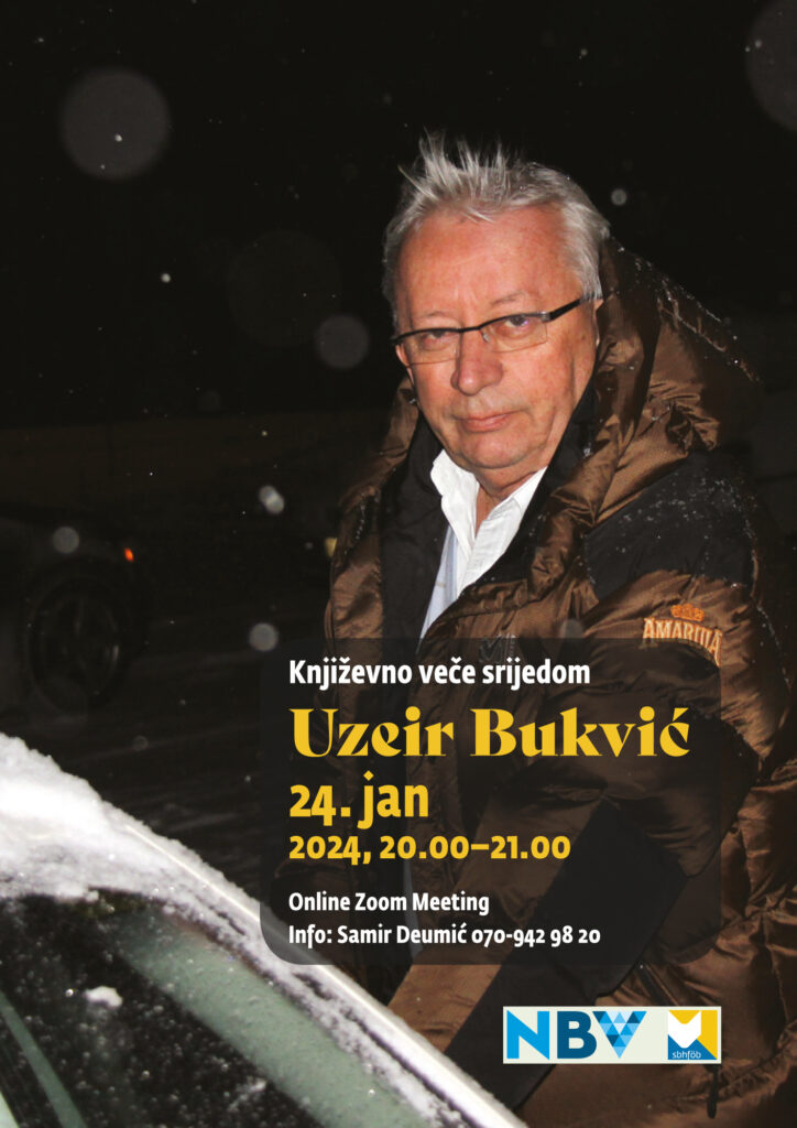 Književno veče srijedom: Uzeir Bukvić