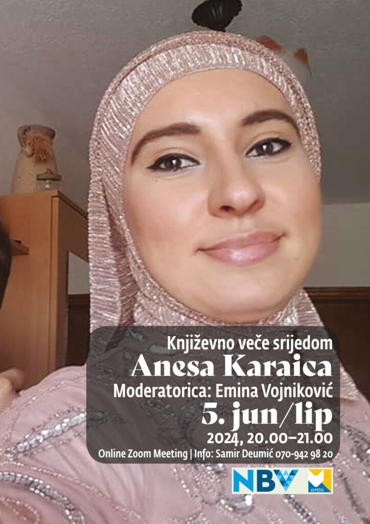 Književno veče srijedom: Anesa Karaica