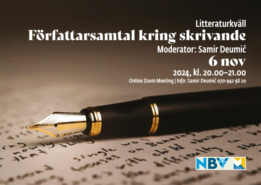 Litteraturkväll: Författarsamtal kring skrivande
