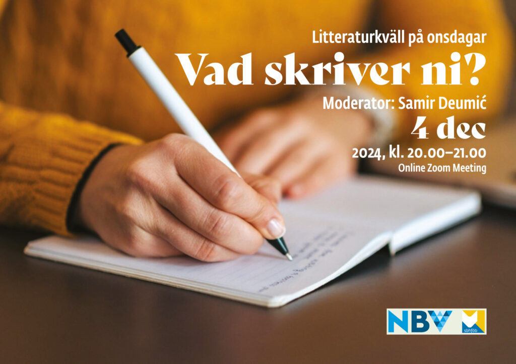 Litteraturkväll på onsdagar: Vad skriver ni?