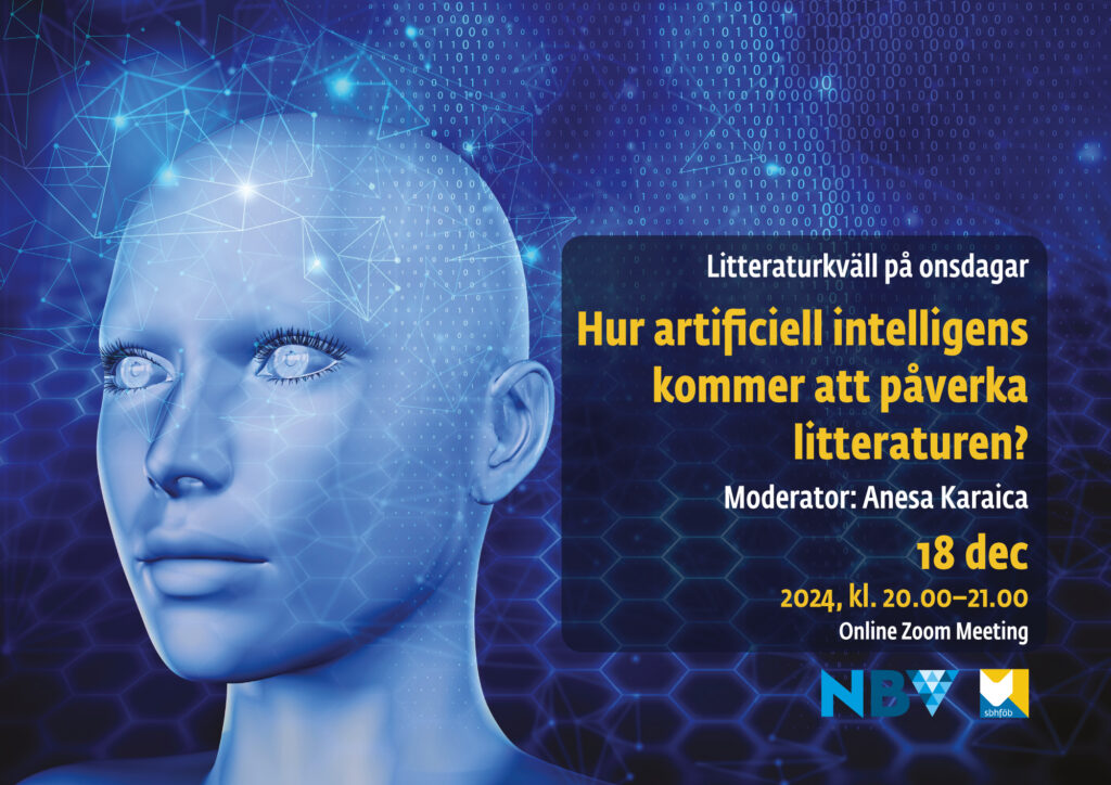 Litteraturkväll på onsdagar: Hur artificiell intelligens (AI) kommer att påverka litteraturen?
