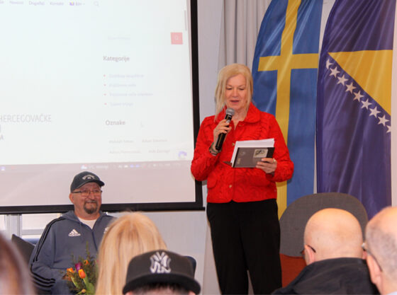 Den 8:e bosnisk-hercegovinska bokmässan i Sverige – Meho Baraković-priset till Senada Bešić