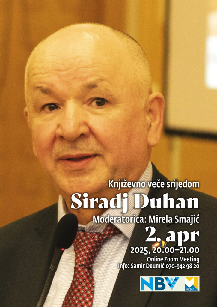 Književno veče srijedom: Siradj Duhan