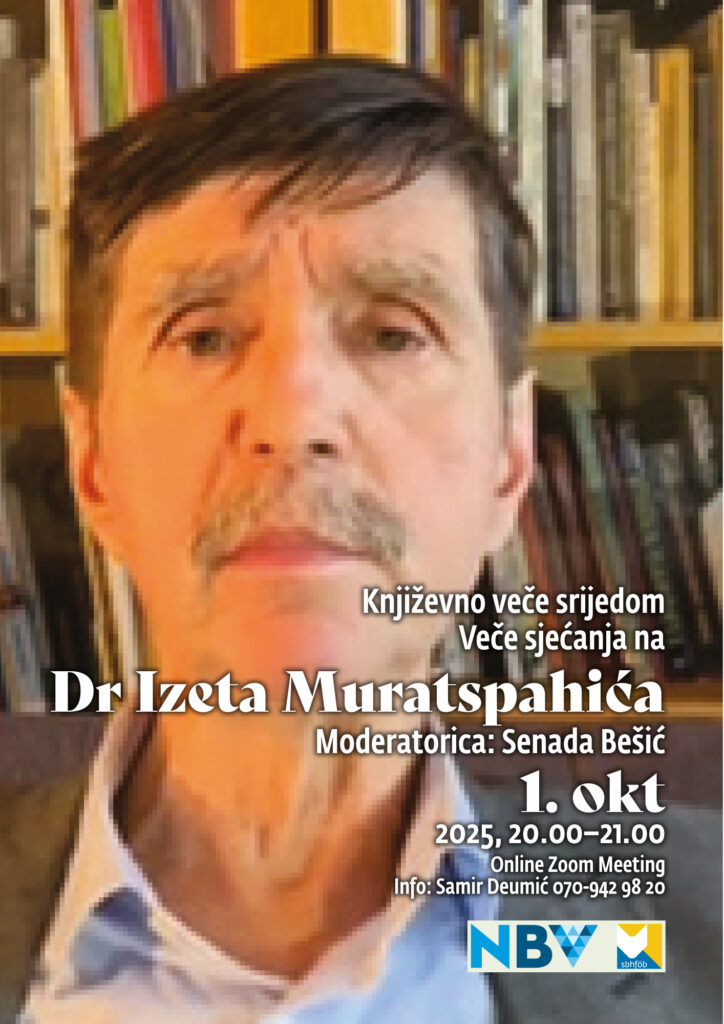 Književno veče srijedom: Veče sjećanja na dr Izeta Muratspahića