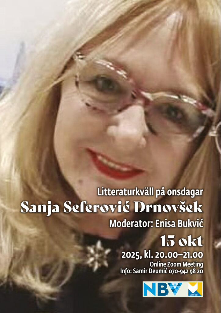 Litteraturkväll på onsdagar: Sanja Seferović Drnovšek