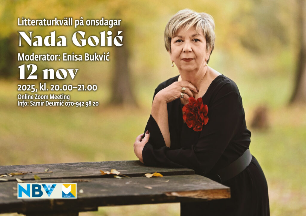 Litteraturkväll på onsdagar: Nada Golić