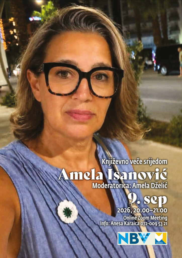 Književno veče srijedom: Amela Isanović